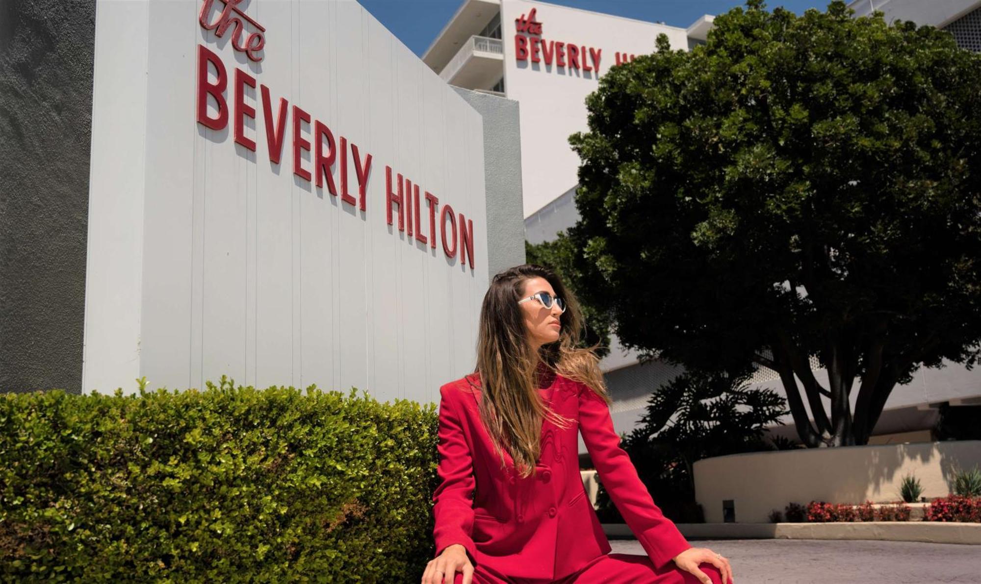 The Beverly Hilton Los Angeles Buitenkant foto