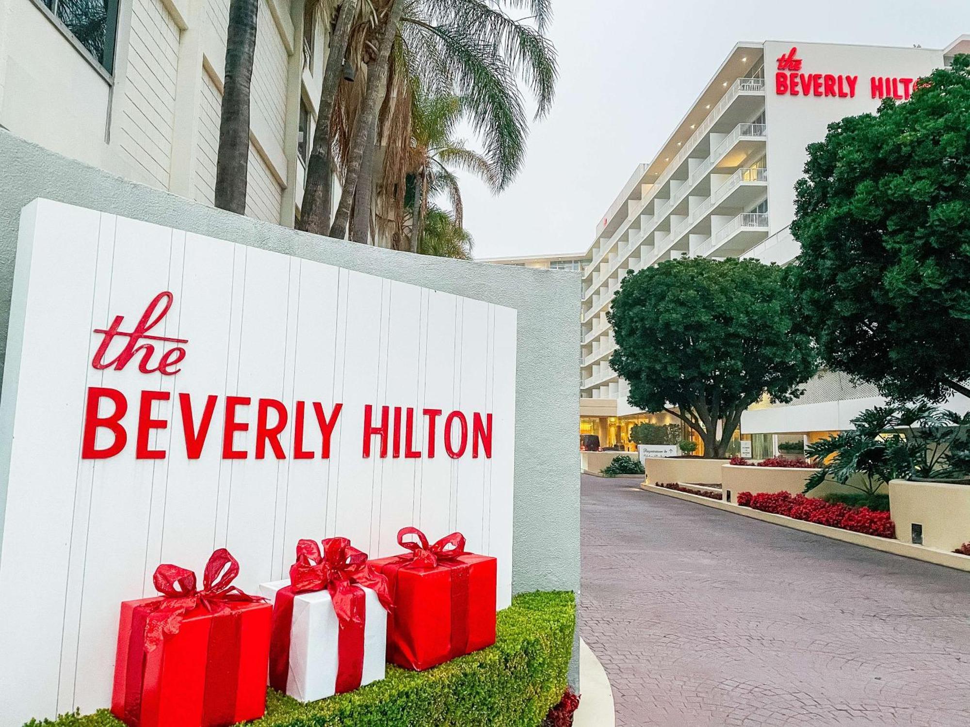 The Beverly Hilton Los Angeles Buitenkant foto