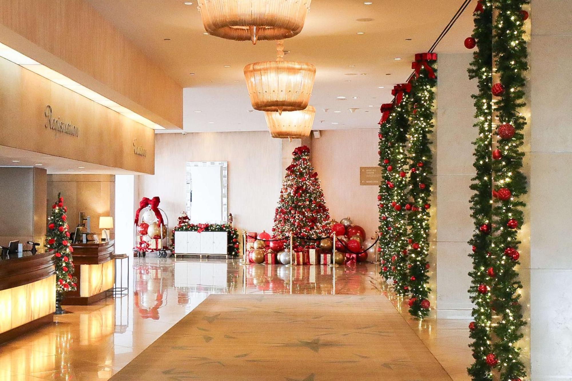 The Beverly Hilton Los Angeles Buitenkant foto